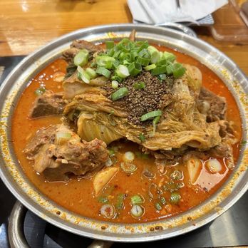Byung Chun Soondae - Pork bone stew - Korean Near Me - Flushing, New York