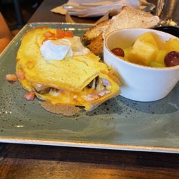 The works omelette