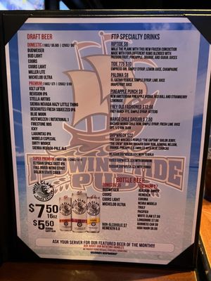 Menu photo 6 Flowing Tide Pub 2 Reno, NV