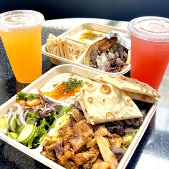 Anwar's Kitchen - Combo Plate/Beef and Chicken Shawarma, Beef Shawarma Pita, Homemade Agua Fresca Cantelope 20 oz, and Homemade Agua Fresca Watermelon - Mediterranean Near Me - Los Angeles, California Anwar's Kitchen - Combo Plate/Beef and Chicken Shawarma, Beef Shawarma Pita, Homemade Agua Fresca Cantelope 20 oz, and Homemade Agua Fresca Watermelon - Mediterranean Near Me - Los Angeles, California