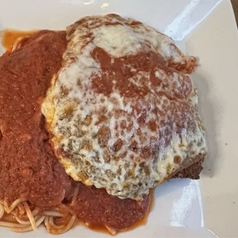 Bari’s Pizza & Pasta - Chicken Parmesan- huge portion- so good! - Pizza Near Me - Flower Mound, Texas