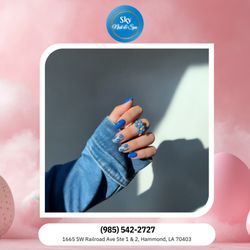 Sky Nails & Spa - Your nails are the perfect canvas for creativity and self-expression  Book your appointment today and show off your style!