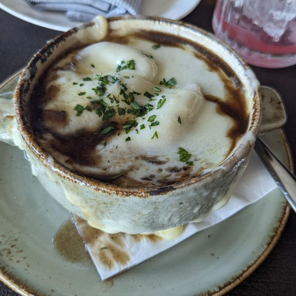 French onion soup was the best French onion soup was the best