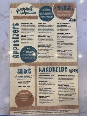 Menu photo 2 Mudpuppies Vonore, TN