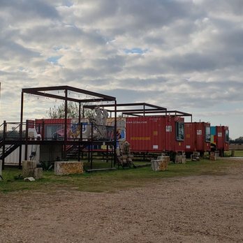 Flophouze Shipping Container Hotel - Containers without the glam of instagram video work - Hotels Near Me - Round Top, Texas