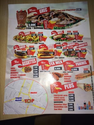 Menu photo 1 Top Pizza Gagny, 93
