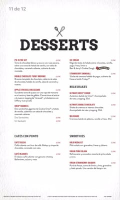Menu photo 1 Fridays Seville, SE