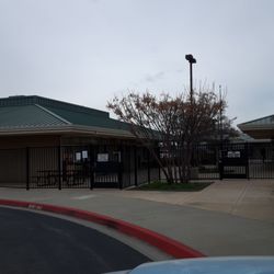 Bostonia Elementary School - The gates that surround the school to keep out strangers unless they check into the office first.