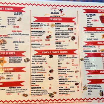 Taqueria El Jalapeño - Menu - Mexican Near Me - Kyle, Texas Taqueria El Jalapeño - Menu - Mexican Near Me - Kyle, Texas