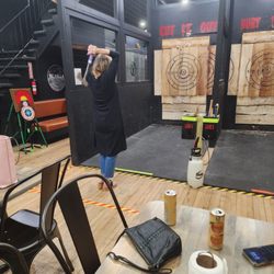 Valhalla Hatchets - She hit a bullseye at leadt twice. she is a shieldmaiden!