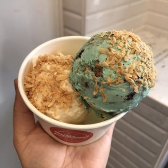 Milkbomb Ice Cream - Aqua dreams and praline ice cream - Ice Cream & Frozen Yogurt Near Me - Berkeley, California