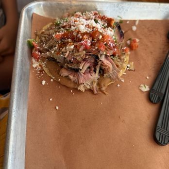 Caldwell County Mexi-Q - Pull Pork Tostada - Barbeque Near Me - Gilbert, Arizona Caldwell County Mexi-Q - Pull Pork Tostada - Barbeque Near Me - Gilbert, Arizona