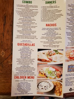 Photo of Agave's Mexican Restaurant - Lafayette, TN, US. the menu