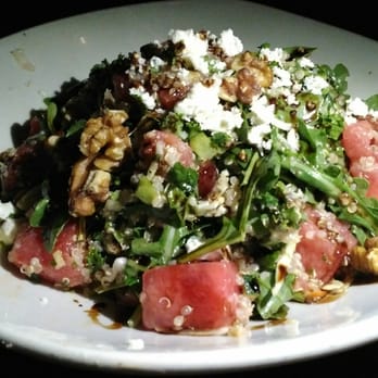 Eureka! - Watermelon kale quinoa salad. Gotta get it! - Burgers Near Me - Claremont, California