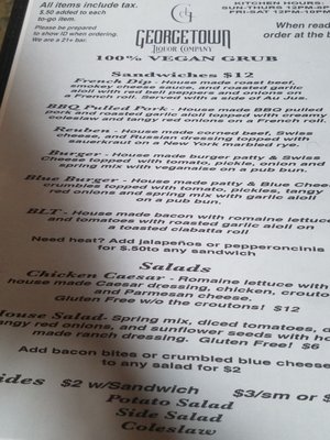 Menu photo 6 Georgetown Liquor Company Seattle, WA Menu photo 6 Georgetown Liquor Company Seattle, WA