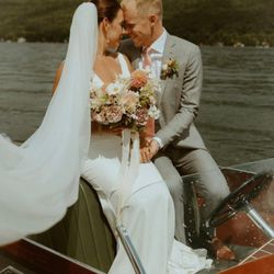 Lovely Bride - Real Bride Abby wearing Made With Love