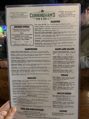 Menu photo 4 Cunningham's Pub & Grill Omaha, NE