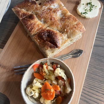 Pez Coastal Kitchen - An order of focaccia - Seafood Near Me - Pasadena, California