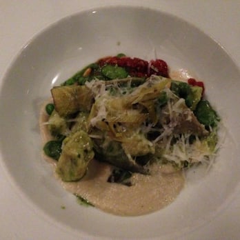 Flea Street - Ricotta & Chives Gnocchi - Very flavorful and nice - New American Near Me - Menlo Park, California