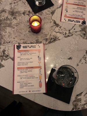 Menu photo 1 Nocturno Las Vegas, NV