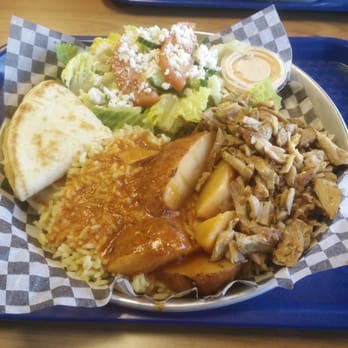 Greek Brothers - chicken yeero dinner with rice and potatoes - Greek Near Me - Vaughan, Ontario Greek Brothers - chicken yeero dinner with rice and potatoes - Greek Near Me - Vaughan, Ontario