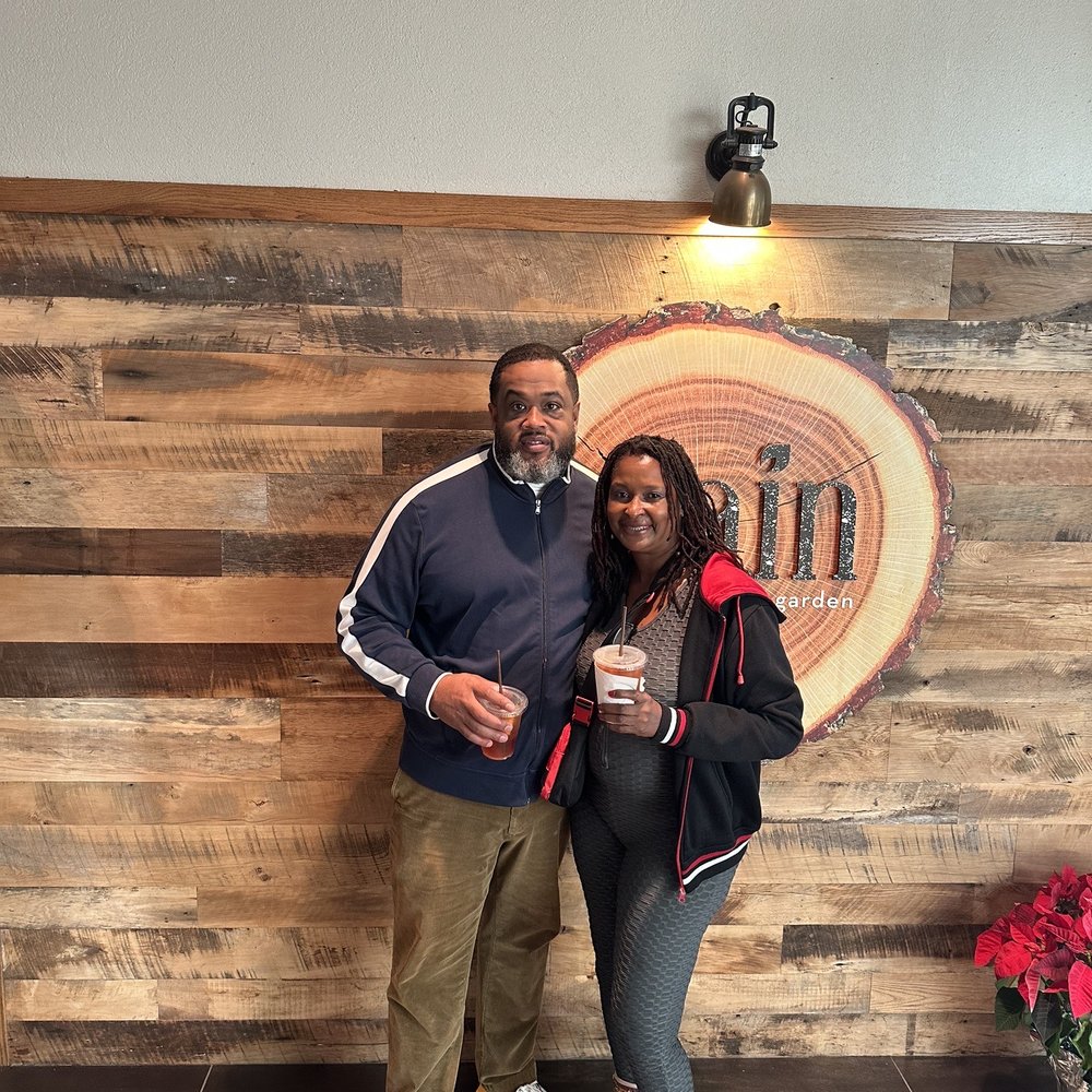 Grain - Wife and I in the Lobby of Grain - Beer Gardens Near Me - Norfolk, Virginia