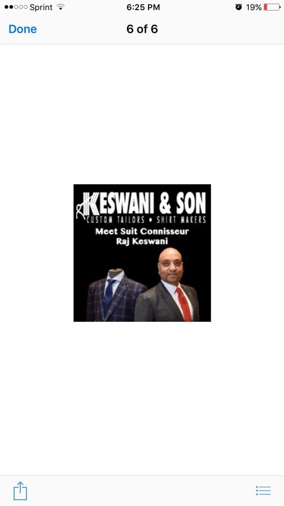 Keswani & Son Custom Tailor Logo