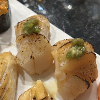 Asaka Sushi - Seared scallop nigiri - Sushi Bars Near Me - Centennial, Colorado