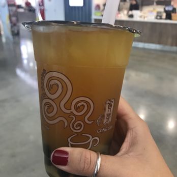 Gong Cha - QQ Passion Fruit Green Tea. - Coffee & Tea Near Me - Buena Park, California Gong Cha - QQ Passion Fruit Green Tea. - Coffee & Tea Near Me - Buena Park, California