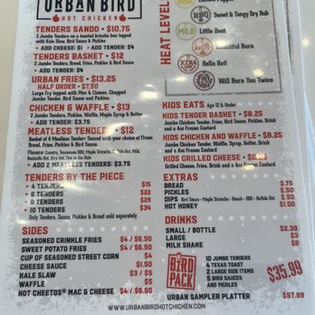 Urban Bird Hot Chicken - Chicken Shop Near Me - Richmond, Texas Urban Bird Hot Chicken - Chicken Shop Near Me - Richmond, Texas