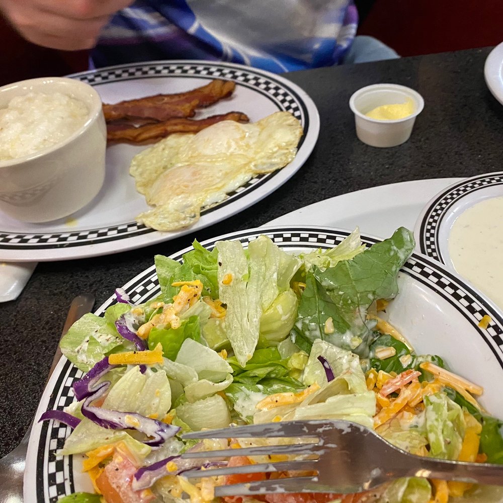 Metro Diner - House salad and two egg breakfast - Diners Near Me - Dallas, Texas Metro Diner - House salad and two egg breakfast - Diners Near Me - Dallas, Texas
