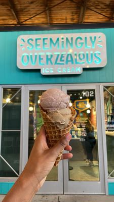 Seemingly Overzealous Ice Cream by null