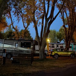 Missoula KOA Holiday - RV sites at dawn