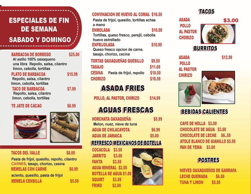 Antojitos Oaxaquenos Sabores Mexican Restaurant