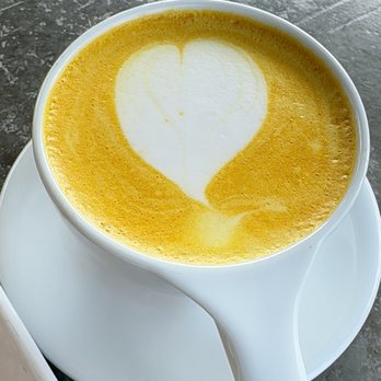 Lofty Coffee - Golden Milk with turmeric & honey - Cafes Near Me - Solana Beach, California Lofty Coffee - Golden Milk with turmeric & honey - Cafes Near Me - Solana Beach, California