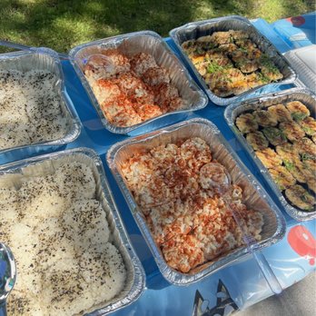 Shootz - Rice, Mac Salad, Spam Brûlée Musubi - Hawaiian Near Me - Stanton, California Shootz - Rice, Mac Salad, Spam Brûlée Musubi - Hawaiian Near Me - Stanton, California