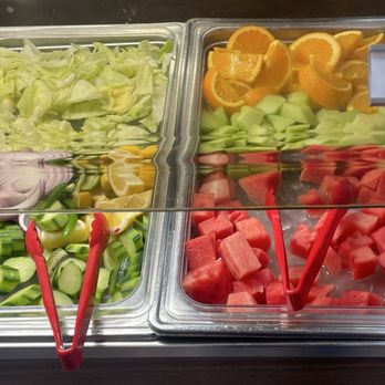 Kamal Palace - Salad bar. - Indian Near Me - Long Beach, California