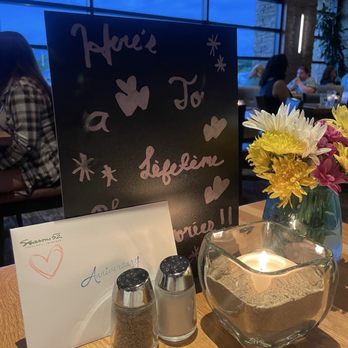 Seasons 52 - Anniversary Treatment - New American Near Me - Albuquerque, New Mexico