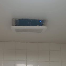Chevron - Camera above the toilet!