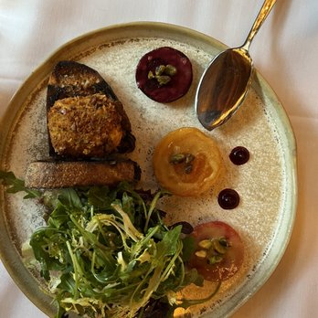 Lulou's Restaurant - Goat cheese + beets + intimidating greens.  YESSSSS!!! - American Near Me - Reno, Nevada