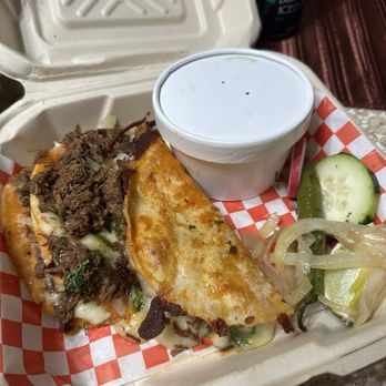 The Birria Spot - Quesabirria tacos with consommé - Sports Bars Near Me - American Canyon, California The Birria Spot - Quesabirria tacos with consommé - Sports Bars Near Me - American Canyon, California