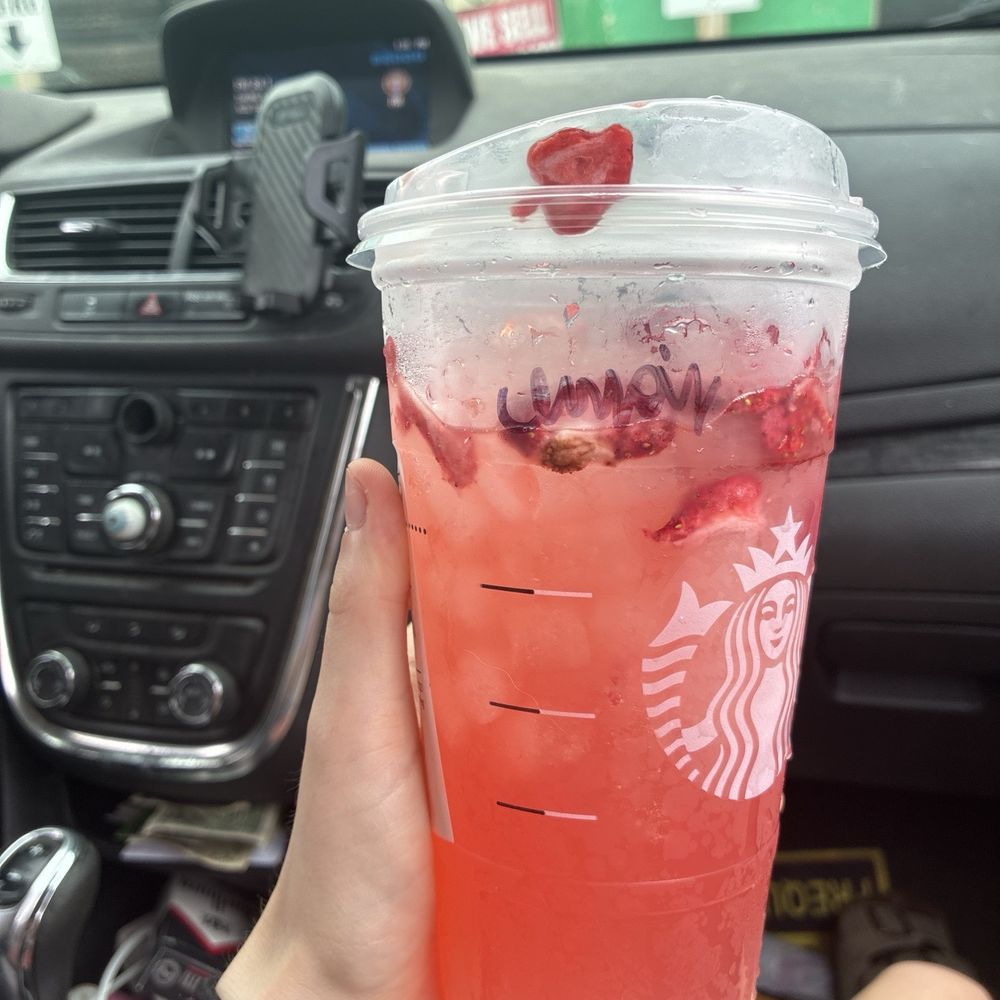 Starbucks - this photo is showing how i have barely any strawberries after for paying for extra. - Coffee & Tea Near Me - Flint, Michigan Starbucks - this photo is showing how i have barely any strawberries after for paying for extra. - Coffee & Tea Near Me - Flint, Michigan