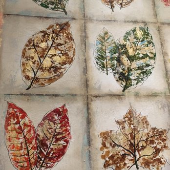 Harvest Pointe Dental - Some paintings with gold leaf inlay - General Dentistry Near Me - Edmonton, Alberta