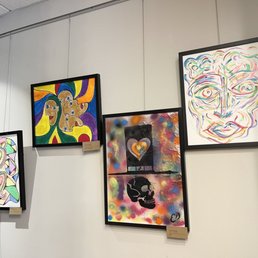 Displayed art work Displayed art work