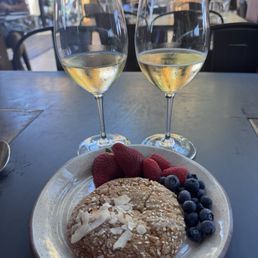 Vegan dessert for two Vegan dessert for two