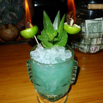 Lei Low - The Daily Ration... coolest drink I've ever had!!! - Cocktail Bars Near Me - Houston, Texas