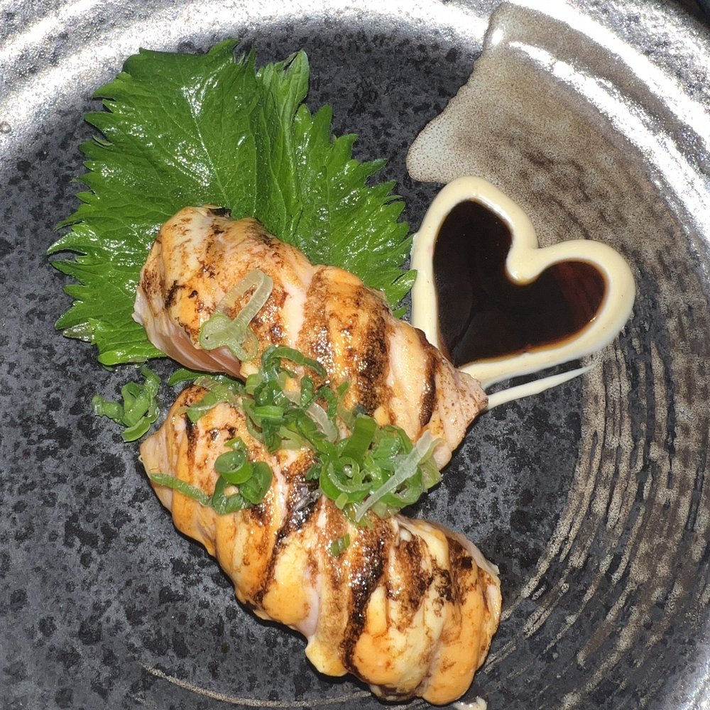 39 Degrees - Seared Salmon Sushi - Japanese Near Me - Long Beach, California 39 Degrees - Seared Salmon Sushi - Japanese Near Me - Long Beach, California