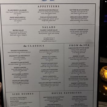 Bistro 57 - menu - Italian Near Me - North Las Vegas, Nevada