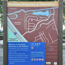 Barathaven Park - The park lies on the Dardenne Greenway--a regional network of cycling and walking paths.