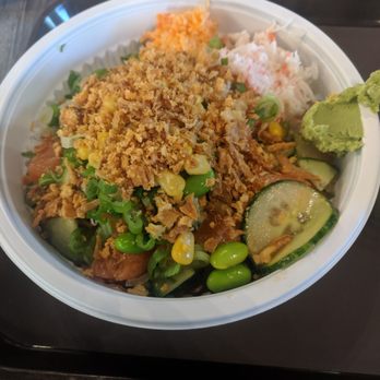 Poke 2U - Regular poke bowl with salmon - Poke Near Me - Tempe, Arizona